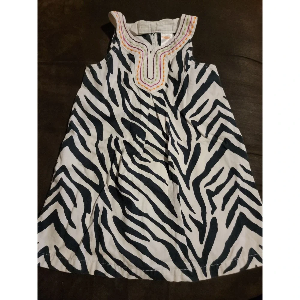 Gymboree wild for‎ zebra dress size 3